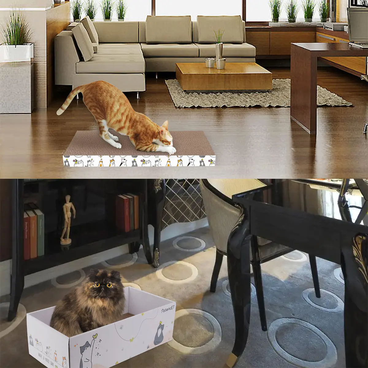 Cat Scratching Board Box
