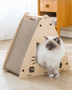 Wooden Cat Bed